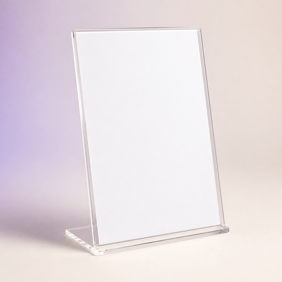 A4 acrylic sign holder