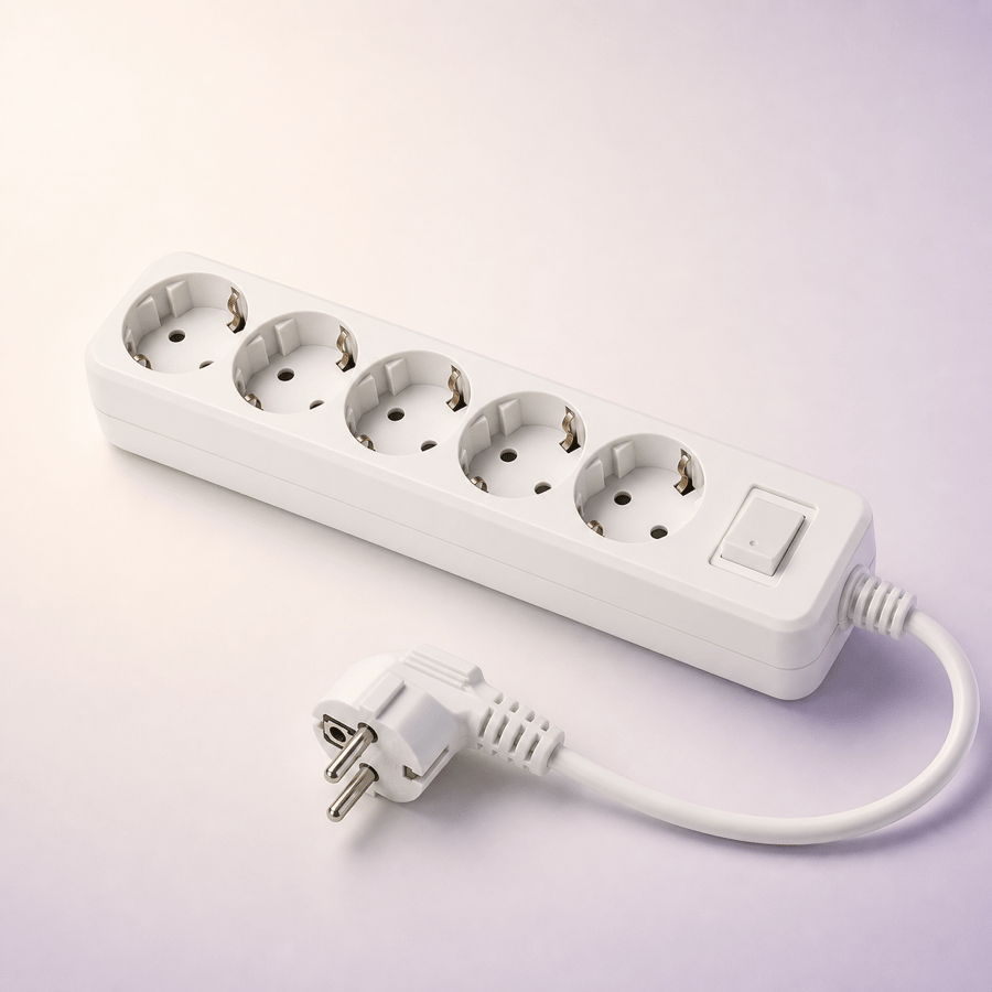 6-way Schuko power strip