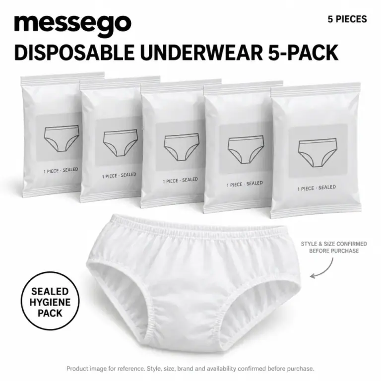 Disposable Underwear 5-Pack — 1 item; product illustration