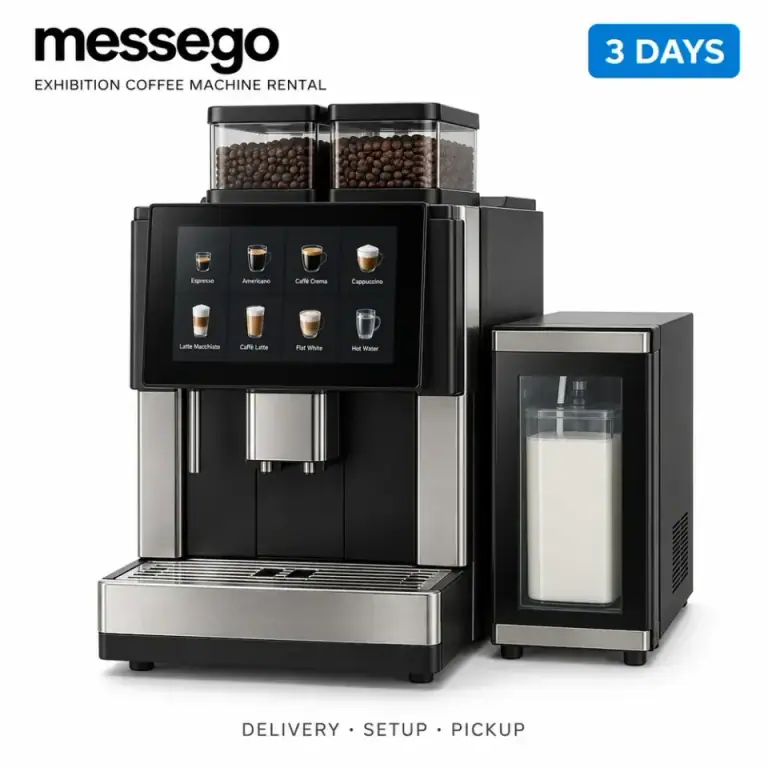 Coffee Machine Rental — 3 items, one of each; product illustration