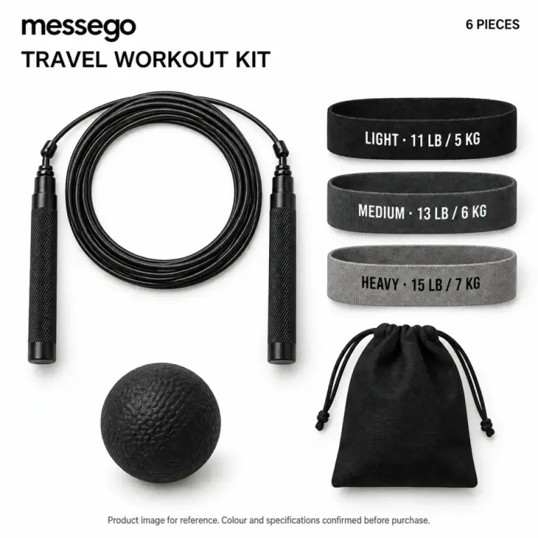 Travel Workout Kit — 4 items, one of each; product illustration